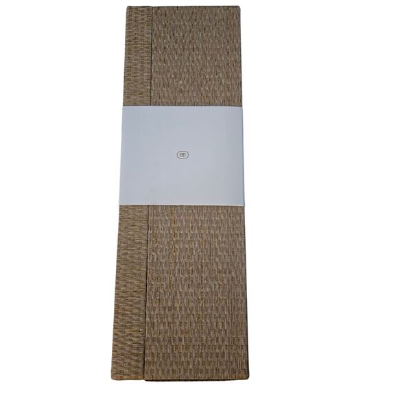 Woven Storage Boxes Set of 2 Taupe Desk & Office Organizers - Threshold - Picture 3 of 5